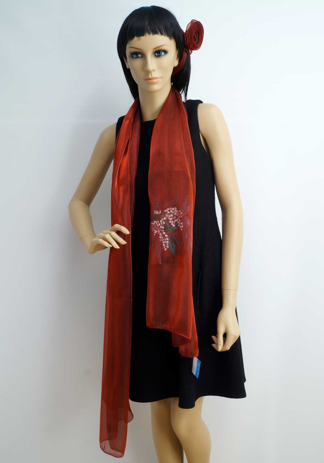 Hand painted scarf - Italian artist