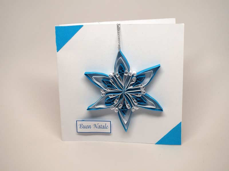 Christmas card with removable decoration