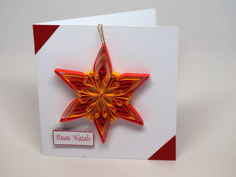Christmas card with removable decoration