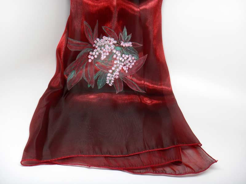 Hand painted scarf - Italian artist
