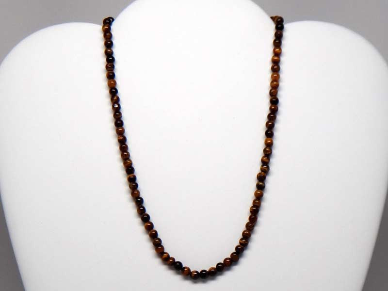 Handicraft necklace with tigerstone