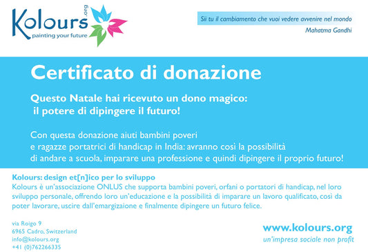 Chrstmas donation (Italiano)