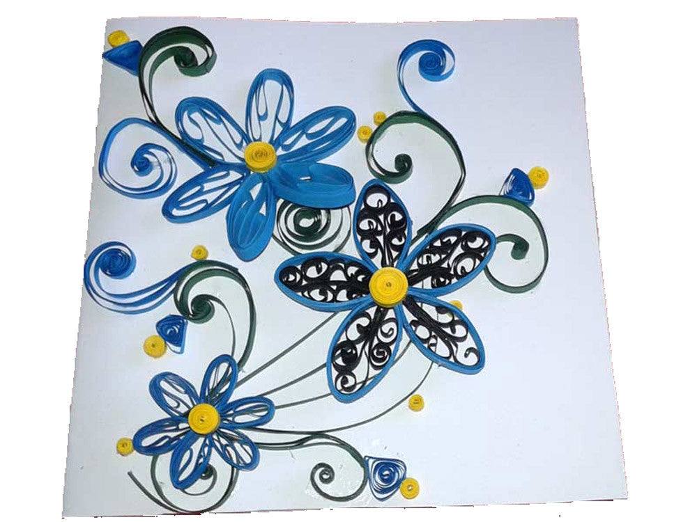 Paper filigree handmade card