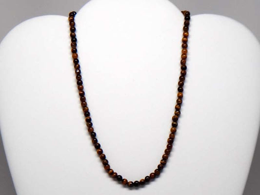 Handicraft necklace with tigerstone
