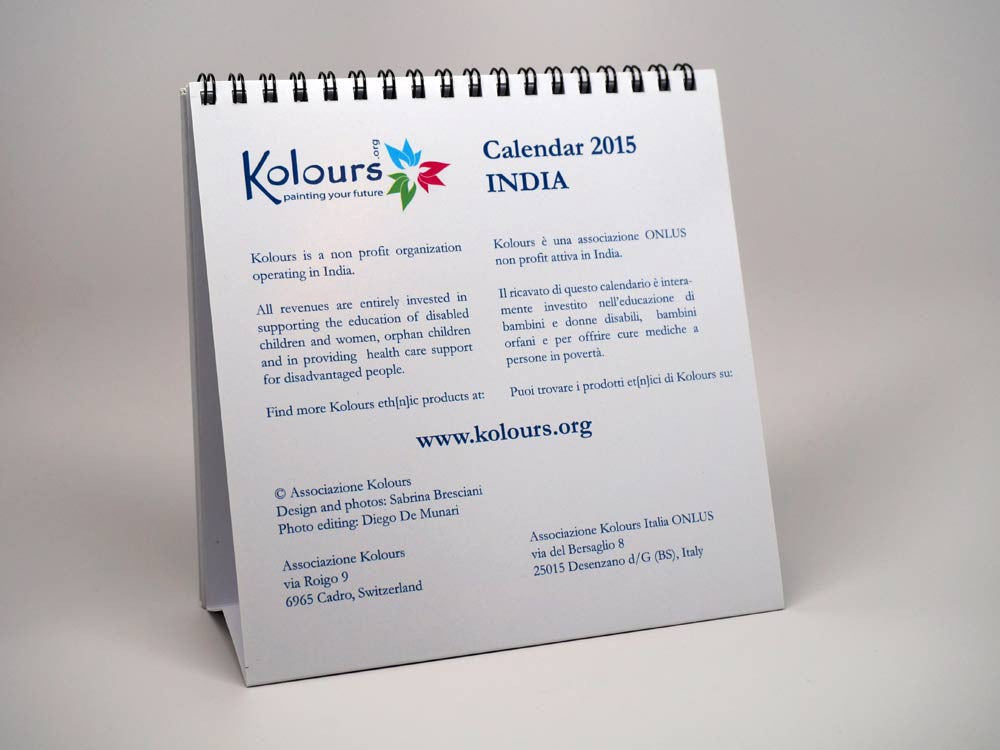 2015 Kolours Calendar of India